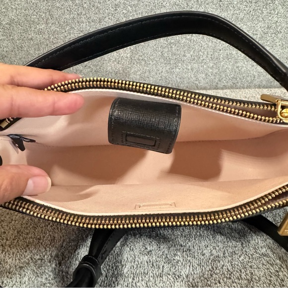 Kate Spade Morgan Saffiano Leather Small East West Crossbody Black Pre Owned - Picture 4 of 7